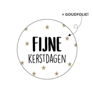 Kadostickers | Fijne kerstdagen